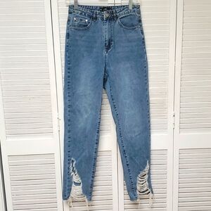 Missguided Riot High-Rise Mom Jean Size 2R